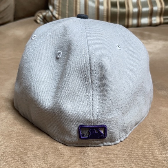 New Era Boston Purple Fitted Cap size 7 1/2 - Picture 2 of 3